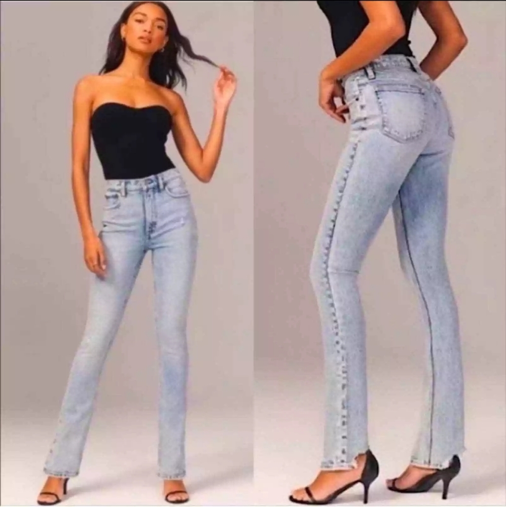 Abercrombie "the 90's skinny high rise" jean
